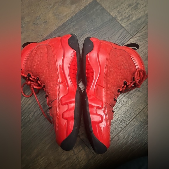 Nike Jordan Youth Air 9 Retro Chile Red Size 4 - Picture 5 of 6